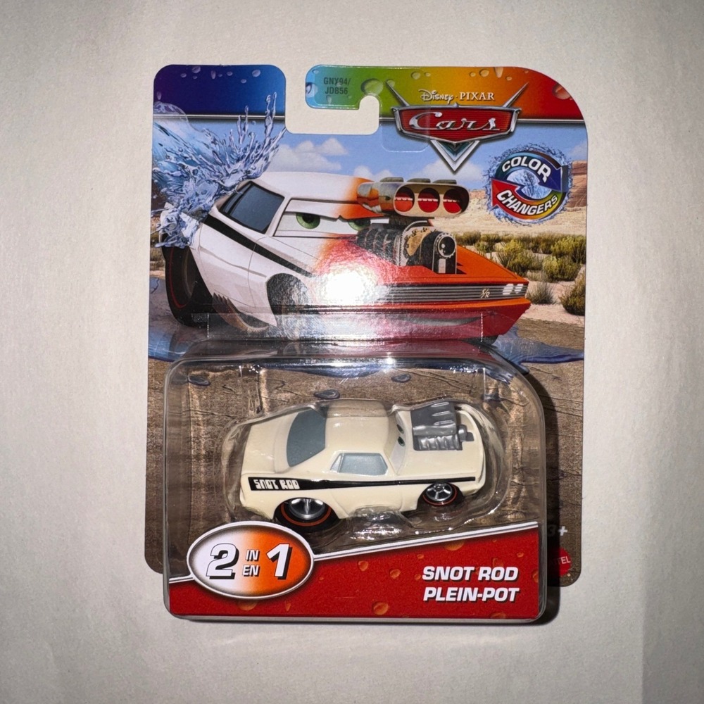 Disney Pixar‎ Cars Color Changers Snot Rod Orange White Mattel GNY94 JDB56